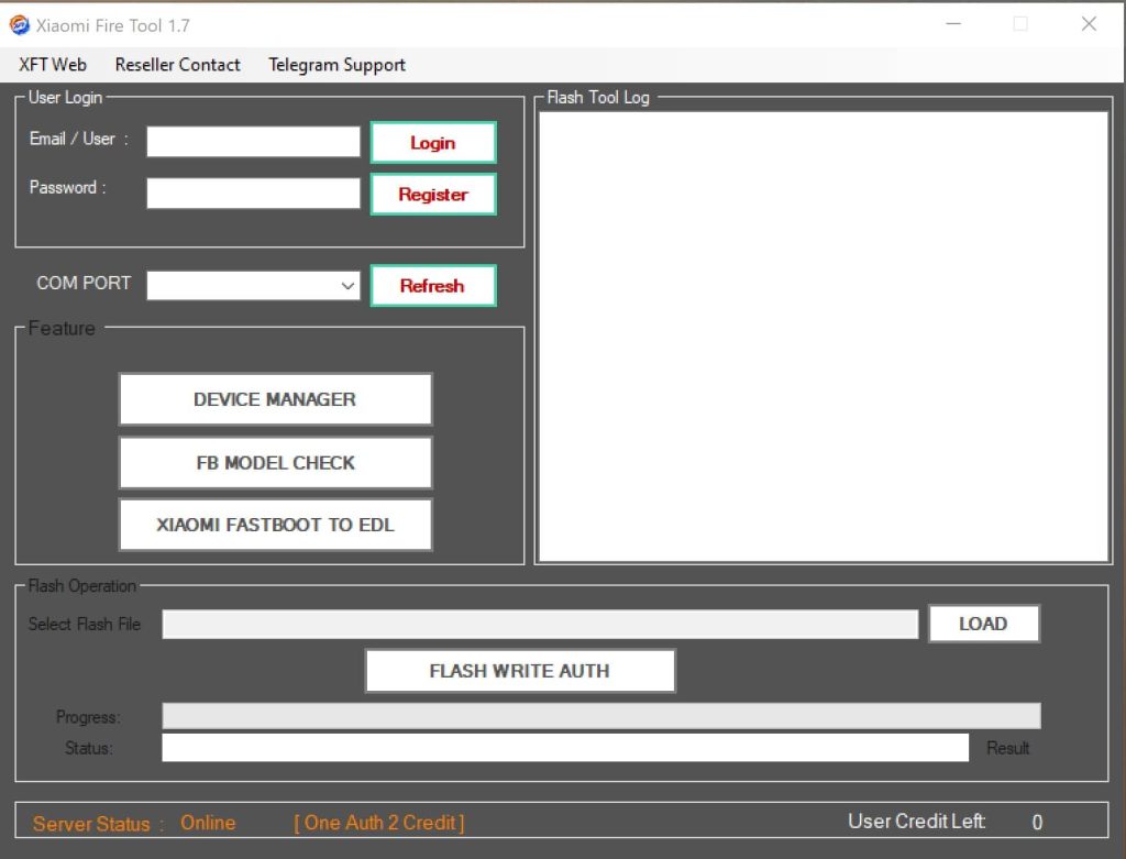 کردیت ( Xiaomi Fire Tool ( xft